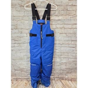 Swiss Tech Snow Bib Kids XS Blue Insulated Snow Pants Outdoor Winter Overalls